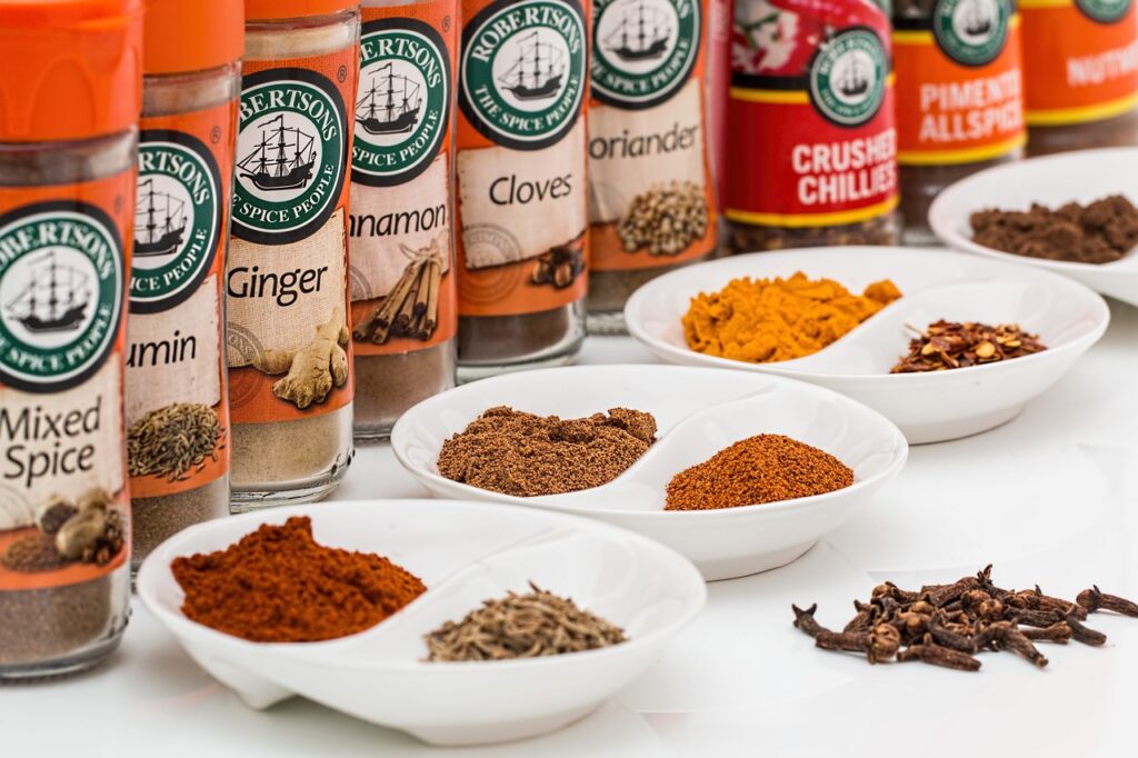 food, condiment, spices to pack when going to UK from Kenya