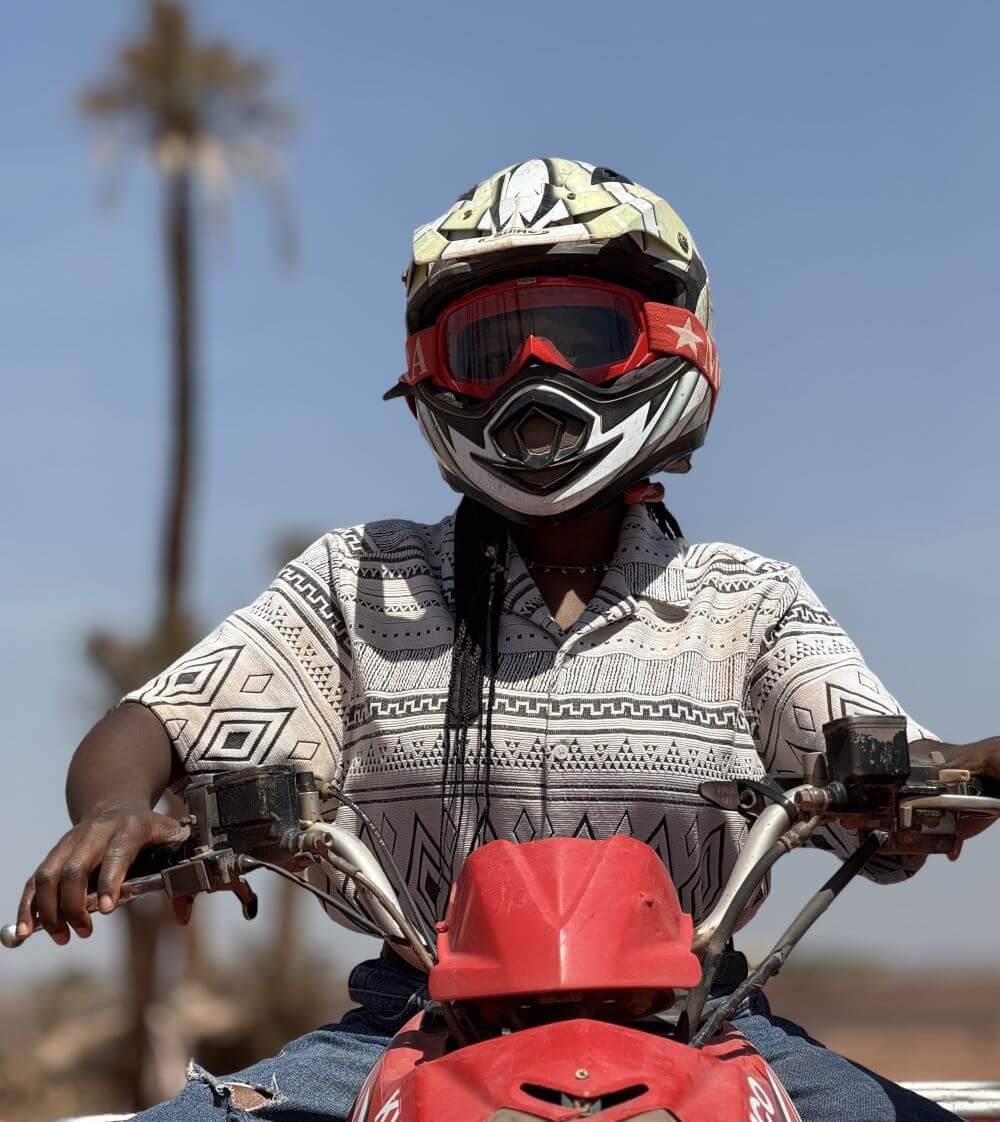 Vacationing in Morocco quad riding