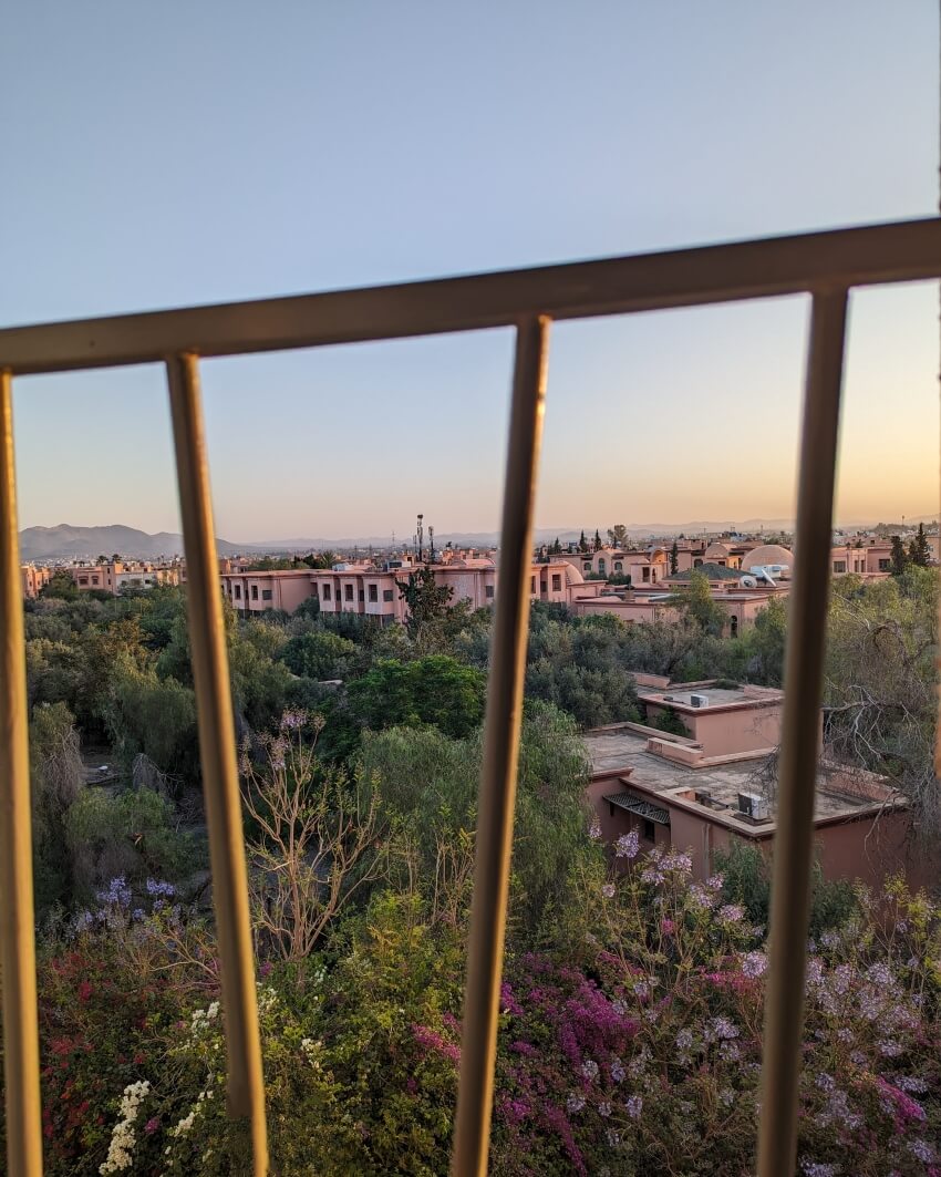 Sun rise in Marrakech